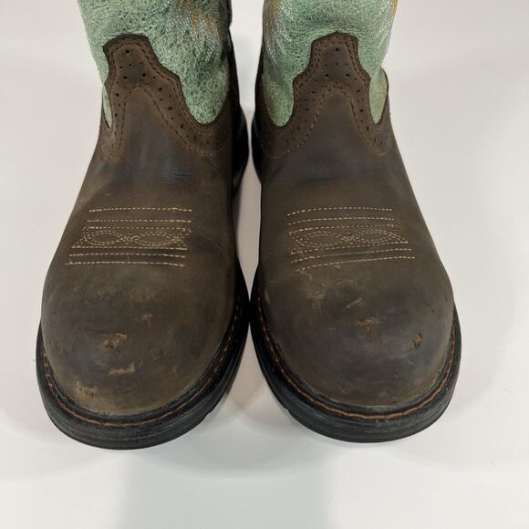 Ariat Tracey Composite Toe Work Waterproof Leather Western Boots Womens sz 8.5 B - Picture 6 of 14